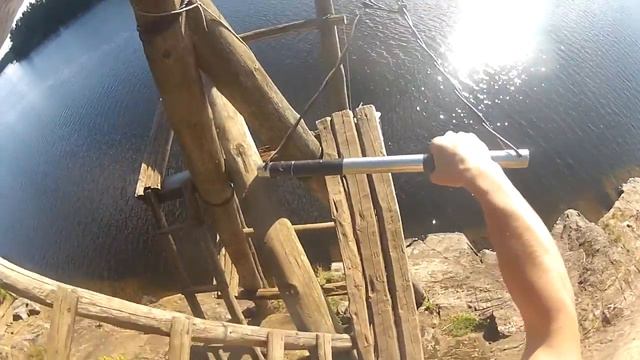 Тарзанка на оз  Ястребином By JSp