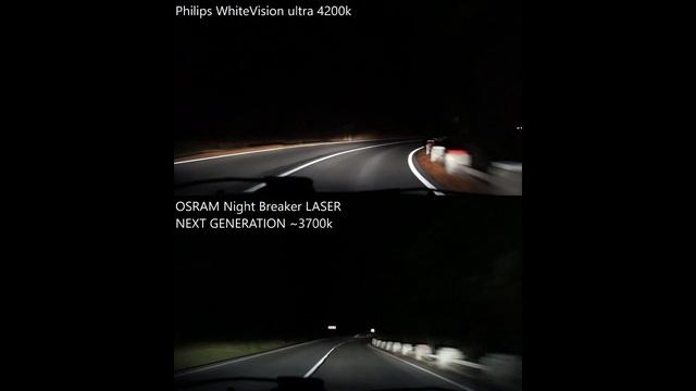 Philips WhiteVision Ultra vs OSRAM Night Breaker LASER NEXT GENERATION 2018 смотреть онлайн