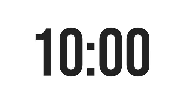 20 MINUTE TIMER - COUNTDOWN TIMER (MINIMAL)