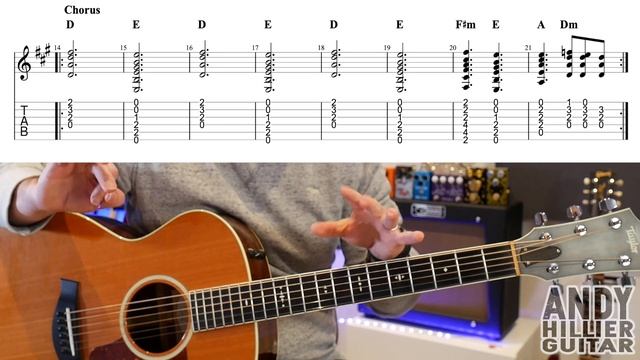 How to play Encanto Waiting On A Miracle Guitar Tutorial Lesson смотреть онлайн