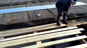 Новая крыша для гаража