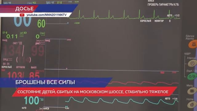 Состояние двух детей, сбитых на на Московском шоссе, стабильно тяжелое смотреть онлайн