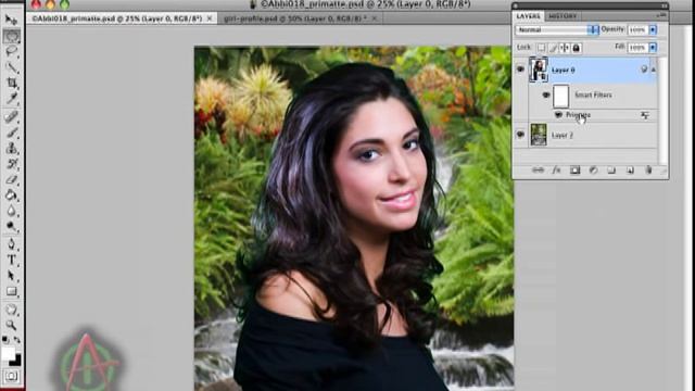 Using the Primatte Chromakey Plugin as a Smart Filter in Photoshop смотреть онлайн
