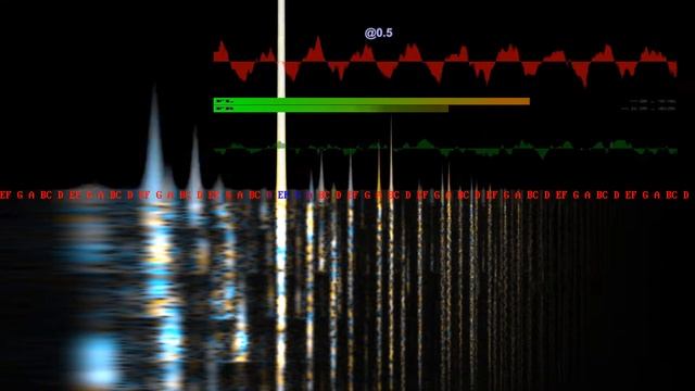 Example of ffmpeg's `showcqt', `showwaves' and `showvolume' (overlay) with colors option смотреть онлайн