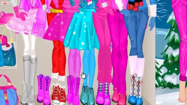 Барби и зима - игра для девочек