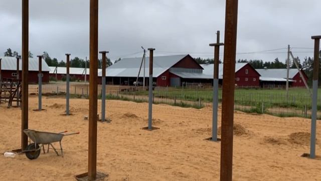 Катумы. Строительство навеса для зимовки.