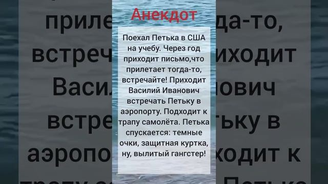 ?Анекдот как Василий Иванович встречал Петьку в аэропорту смотреть онлайн
