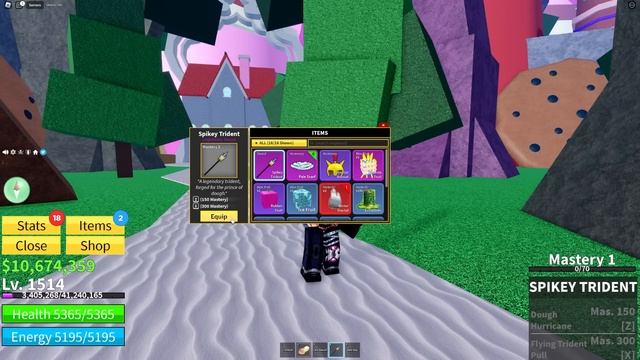 Becoming Charlotte Katakuri Race Awakening Human V4 ( Awakening  Dough ) In Blox Fruits