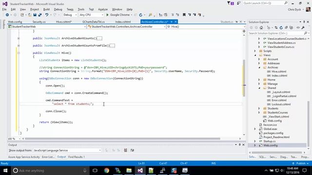 MVC Web Application - Part 5 - Load data from a Hive Data Source смотреть онлайн