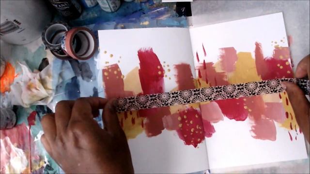 New Online Art Journaling Class : The Painted Page