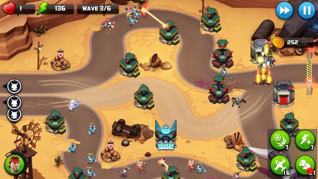 Alien Creeps TD - Level 16-Dusty Trail - Veteran смотреть онлайн