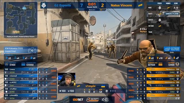 [RU] Natus Vincere vs G2 (1-0) BO5 | Grand final IEM Katowice 2020 смотреть онлайн