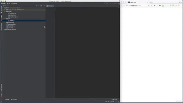 React & Redux. 008 Создаём пустой React проект смотреть онлайн