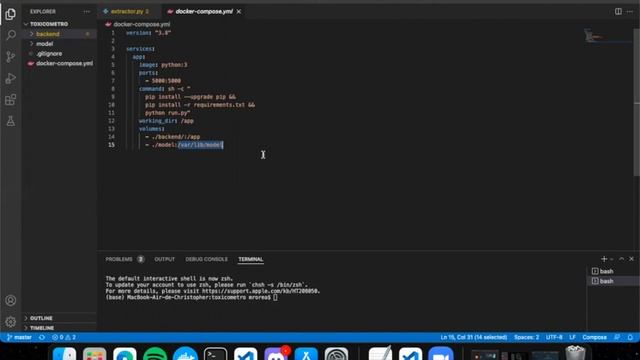 Proyecto - Docker Compose + API Flask Python - Toxicómetro Pt.9 смотреть онлайн