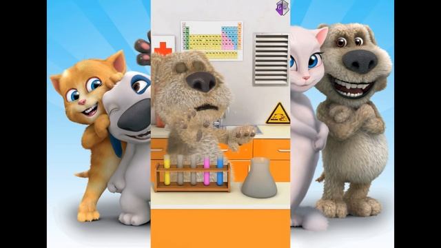 Невироятные опыты Бена в Лабаратории  Детский игровой мультик для детей! Talking Angela