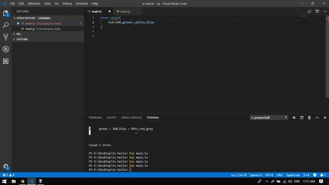 typescript enum bangla tutorial смотреть онлайн