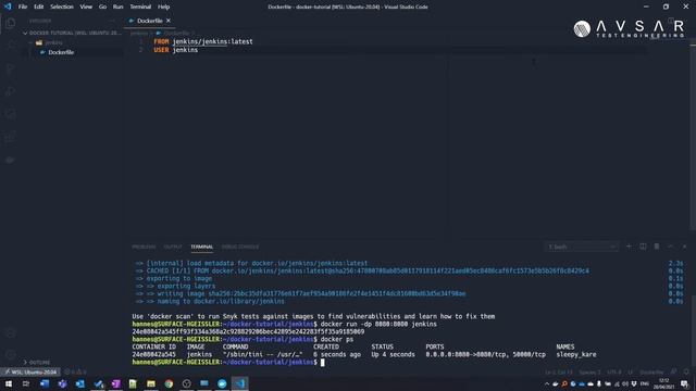 JENKINS im Docker Container installieren und ausführen - Einfach erklärt | (3/10) смотреть онлайн