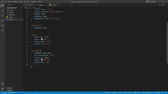 Responsive Navigation Bar using HTML, CSS & JavaScript смотреть онлайн