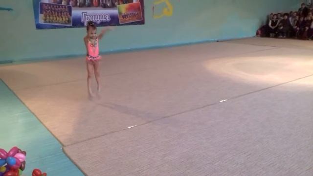 Василькова Полина 2012 г.р. Художественная гимнастика Донецк смотреть онлайн