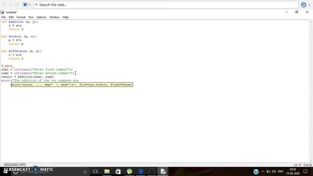 Python video 1 21 04 20(python_function calling concept) смотреть онлайн