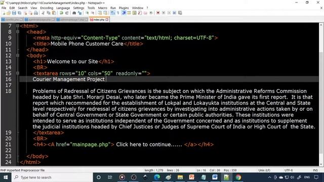 PHP Project Courier Management | PHP mysql Xampp project with source code free download | BE BCA BS смотреть онлайн