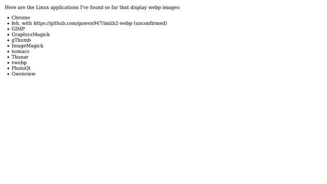Ubuntu: Which image-viewers in linux support the `webp` image format? (5 Solutions!!) смотреть онлайн