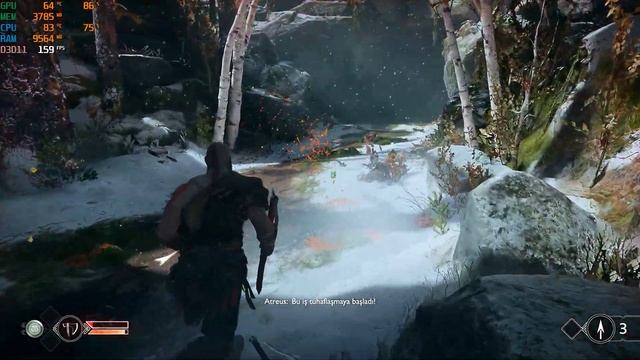 GOD OF WAR - MSI VENTUS 3X 3060 Tİ - FPS TEST смотреть онлайн