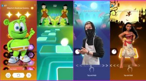 Gummy Bear vs Squid Game vs Alan Walker vs Moana Song -Tiles Hop Edm rush!