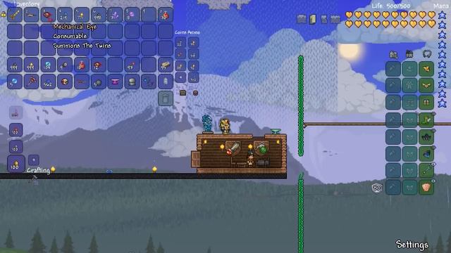 How to defeat the twins in Terraria - Terraria Tutorial - Fat pikachu смотреть онлайн