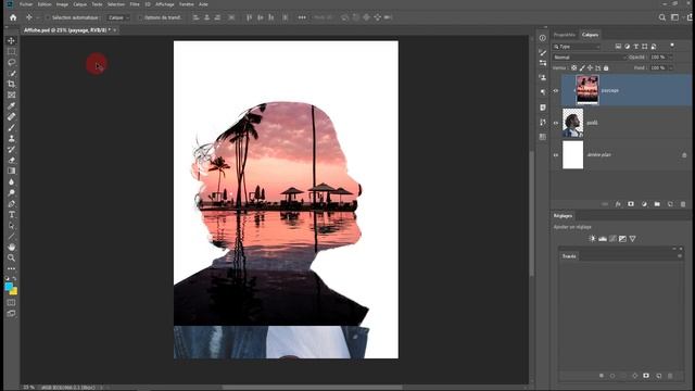 Faire une affiche dans Photoshop [Tuto Photoshop] смотреть онлайн