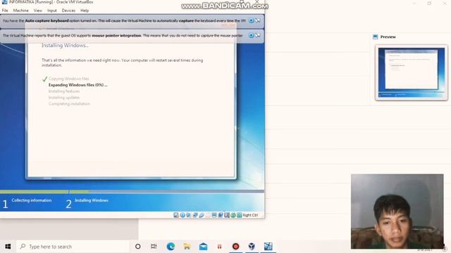 TUTORIAL INSTAL WINDOWS 7 (32-BIT) VIA VIRTUALBOX versi 6.1 ?% LANCAR смотреть онлайн
