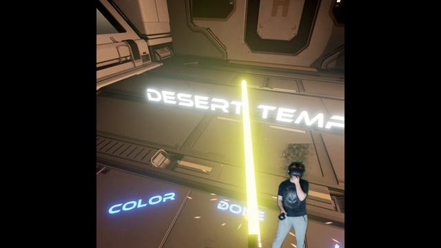 Lightblade VR: Jedi lightsaber training - Desert Temple update gameplay on HTC Vive смотреть онлайн