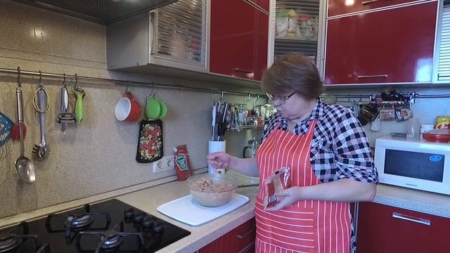 Мясной Хлеб. Очень вкусное блюдо из фарша! смотреть онлайн