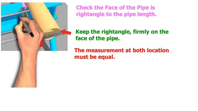 HOW TO FIT-UP A FLANGE TO A RANDOM PIPE. TUTORIAL смотреть онлайн