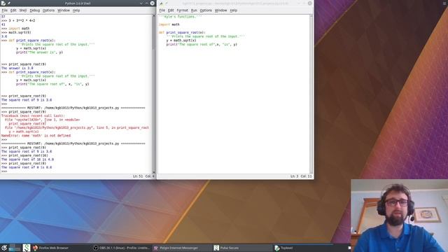 Using Python IDLE смотреть онлайн