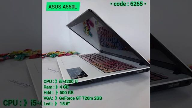 لپ تاپ کارکرده ASUS A550L смотреть онлайн