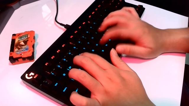 Typing Test Logitech G Pro X #GXBLUECLICKY смотреть онлайн