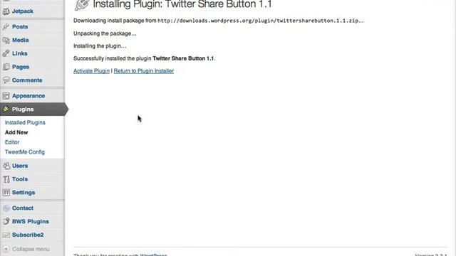 Add a Twitter Share button to WordPress Posts in less than 60 seconds! смотреть онлайн