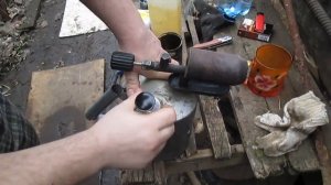 ремонт манжеты в бензиновой паяльной лампы мастер лп 1500.