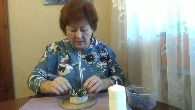 Подсвечник новогодний своими руками. Самый простой способ. смотреть онлайн