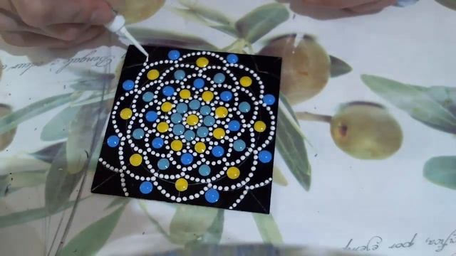 Мастер класс в технике точечной росписи для начинающих. Анна Соколова. смотреть онлайн