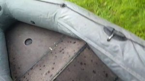 Установка настила "слань-книга" на надувную лодку Аква Мания АМК-290