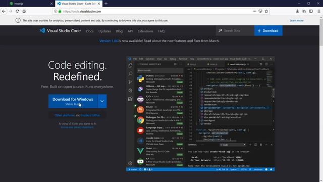 Install Node JS & Visual Studio Code - Mac & Windows смотреть онлайн