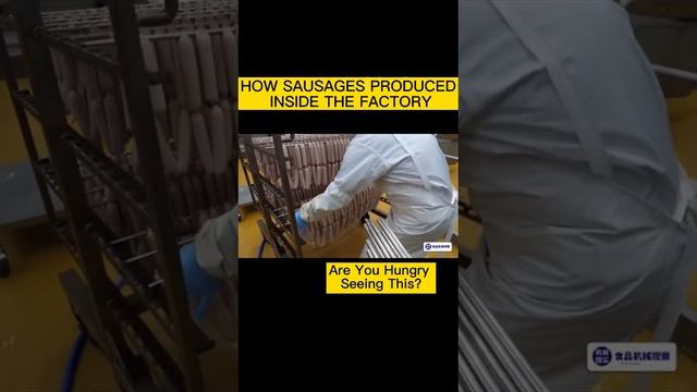 Sausage Mass Production Process Inside the Factory смотреть онлайн