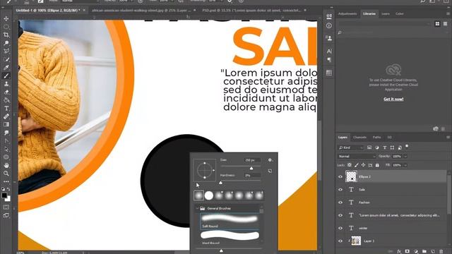 Winter Fashion Social Media Post in Adobe Photoshop CC 2018 | Storm Brain смотреть онлайн