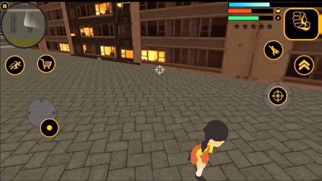 Squid Doll Rope Hero Vice Town - Android Game | Shiva and Kanzo Gameplay смотреть онлайн