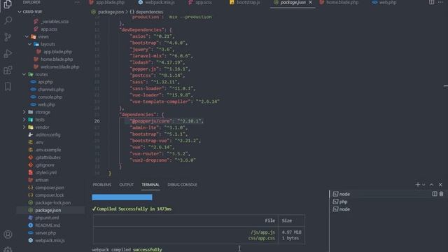 Cara Mudah Integrasi Template Admin Lte ke Project Laravel + Vue.JS смотреть онлайн