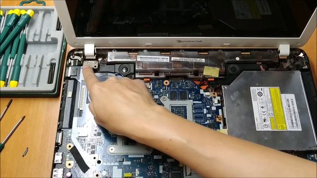 Разбор ноутбука Packard Bell EasyNote TV44HC / Parsing A Packard Bell Laptop