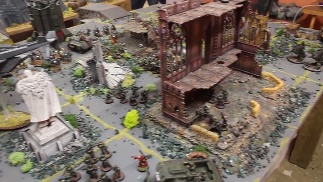 APOCALYPSE Imperial Guard vs Orks Warhammer 40k Battle Report 7th Edition 50,000pts Part 2/4 смотреть онлайн