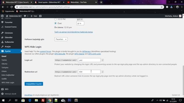 Wordpress Admin Panel Yolunu Değiştirme смотреть онлайн